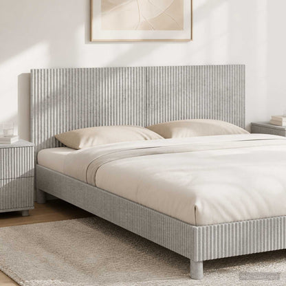 Wall-Mounted Headboard ARNHEM Concrete Grey Engineered Wood