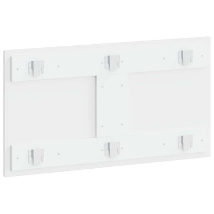 Wall-Mounted Headboard ARNHEM White Engineered Wood