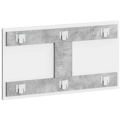 Wall-Mounted Headboard ARNHEM Concrete Grey Engineered Wood
