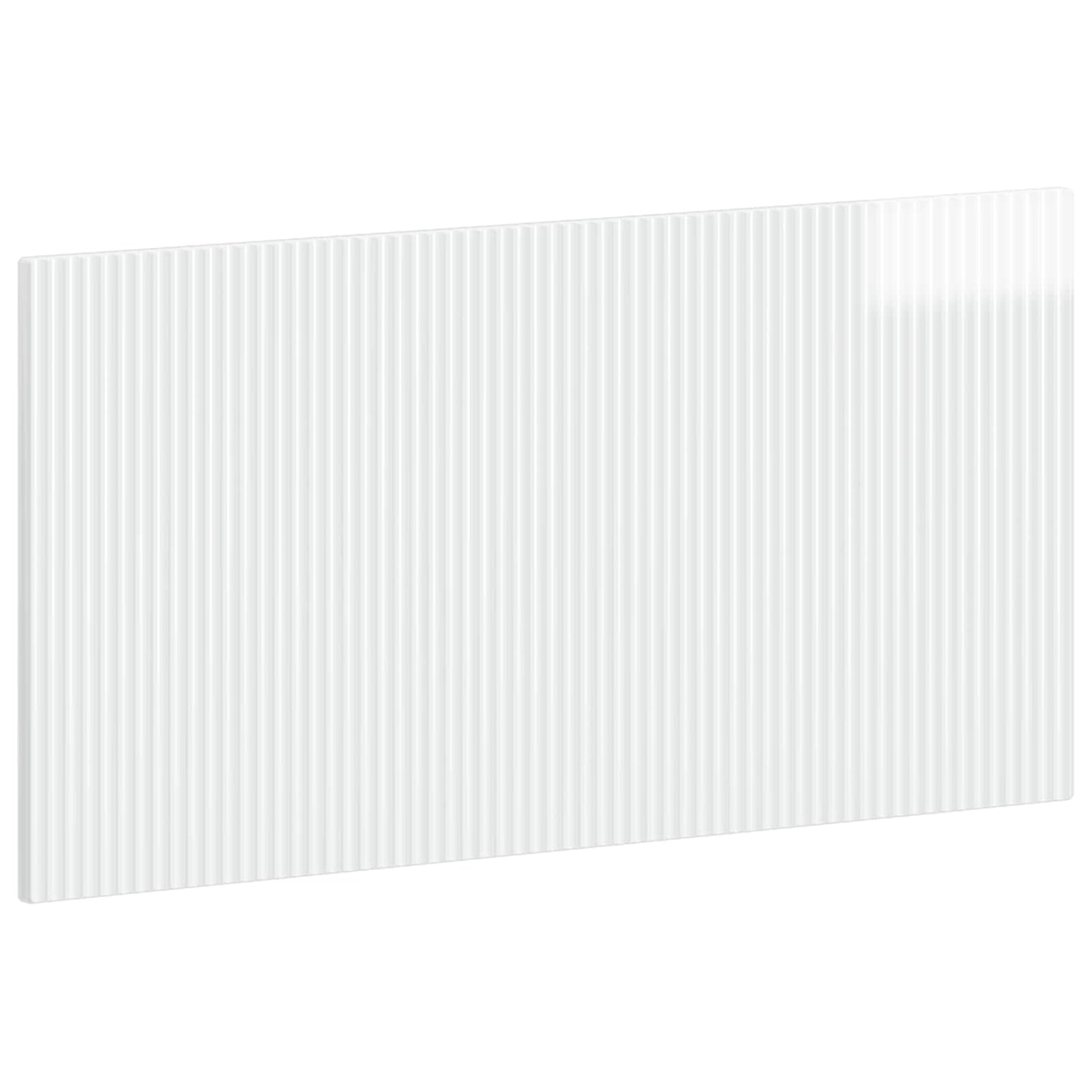 Wall-Mounted Headboard ARNHEM High Gloss White Engineered Wood