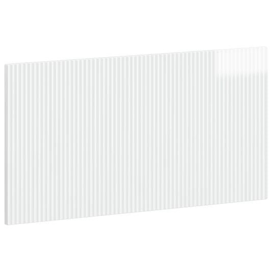 Wall-Mounted Headboard ARNHEM High Gloss White Engineered Wood