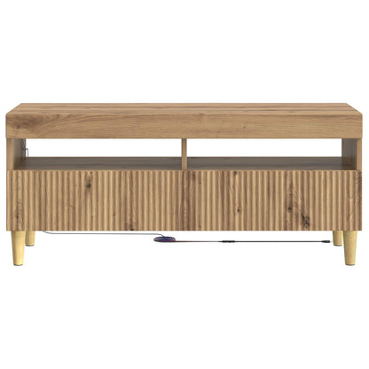 LED TV Cabinet Artisan Oak Engineered Wood