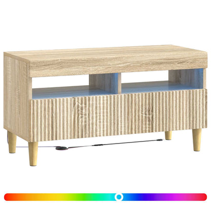 LED TV Cabinet Sonoma Oak Engineered Wood