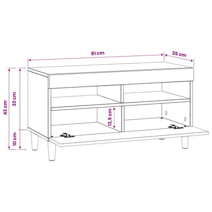 LED TV Cabinet Grey Sonoma Engineered Wood