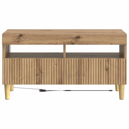 LED TV Cabinet Artisan Oak Engineered Wood