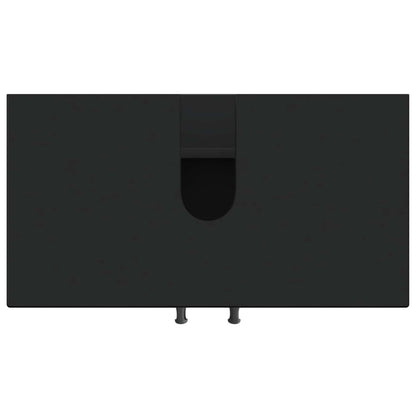 Bathroom Sink Cabinet HAARLEM Black 59.5 x 31.5x 59 cm