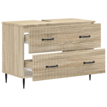 Bathroom Sink Cabinet HAARLEM Sonoma Oak 82 x 41x 58.5 cm
