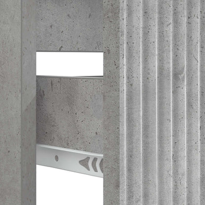 Bathroom Sink Cabinet HAARLEM Concrete Grey 82 x 41x 58.5 cm