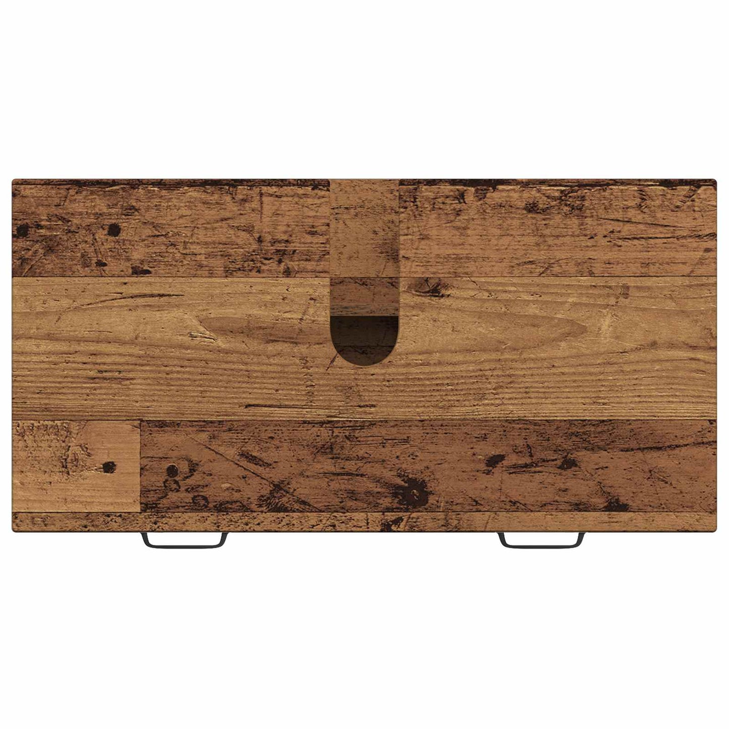 Bathroom Sink Cabinet HAARLEM Old Wood 82 x 41x 58.5 cm