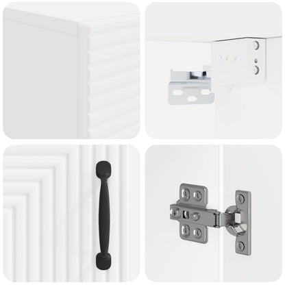Bathroom Wall Cabinet HAARLEM White 30 x 31 x 59 cm