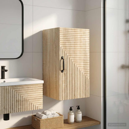 Bathroom Wall Cabinet HAARLEM Sonoma Oak 30 x 31 x 59 cm