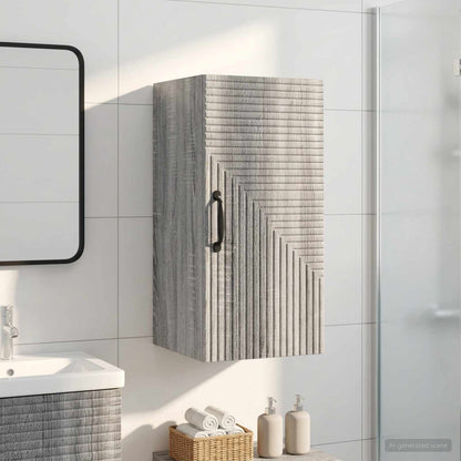 Bathroom Wall Cabinet HAARLEM Grey Sonoma 30 x 31 x 59 cm