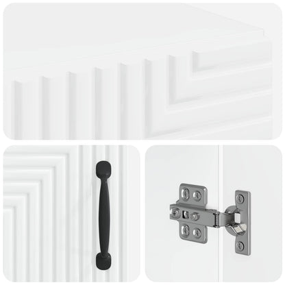 Bathroom Storage Cainet HAARLEM High Gloss White