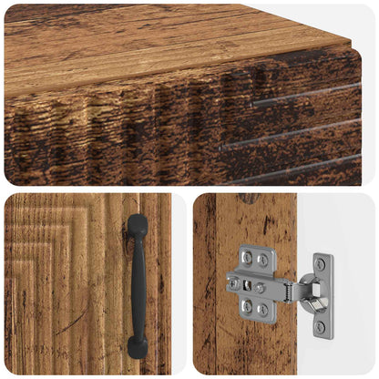 Bathroom Storage Cainet HAARLEM Old Wood 30 x 31 x 80 cm