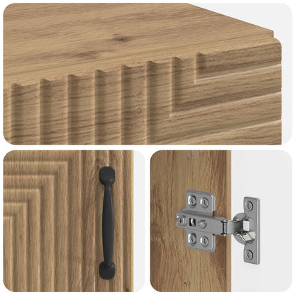 Bathroom Storage Cainet HAARLEM Artisan Oak 30 x 31 x 80 cm