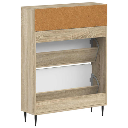 Shoe Cabinet HAARLEM 78 x 24 x 103 cm Engineered Wood