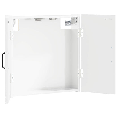 Dartboard Cabinet HAARLEM High Gloss White Engineered Wood