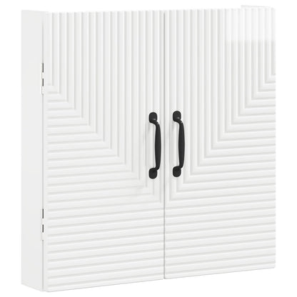 Dartboard Cabinet HAARLEM High Gloss White Engineered Wood