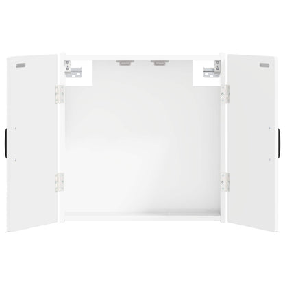 Dartboard Cabinet HAARLEM High Gloss White Engineered Wood