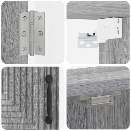 Dartboard Cabinet HAARLEM Grey Sonoma 52.5 x 10.5 x 53.5 cm