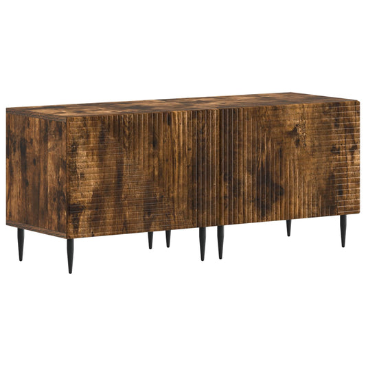 TV Cabinet Smoked Oak Engineered Wood
