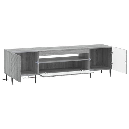 LED TV Cabinet Grey Sonoma Engineered Wood