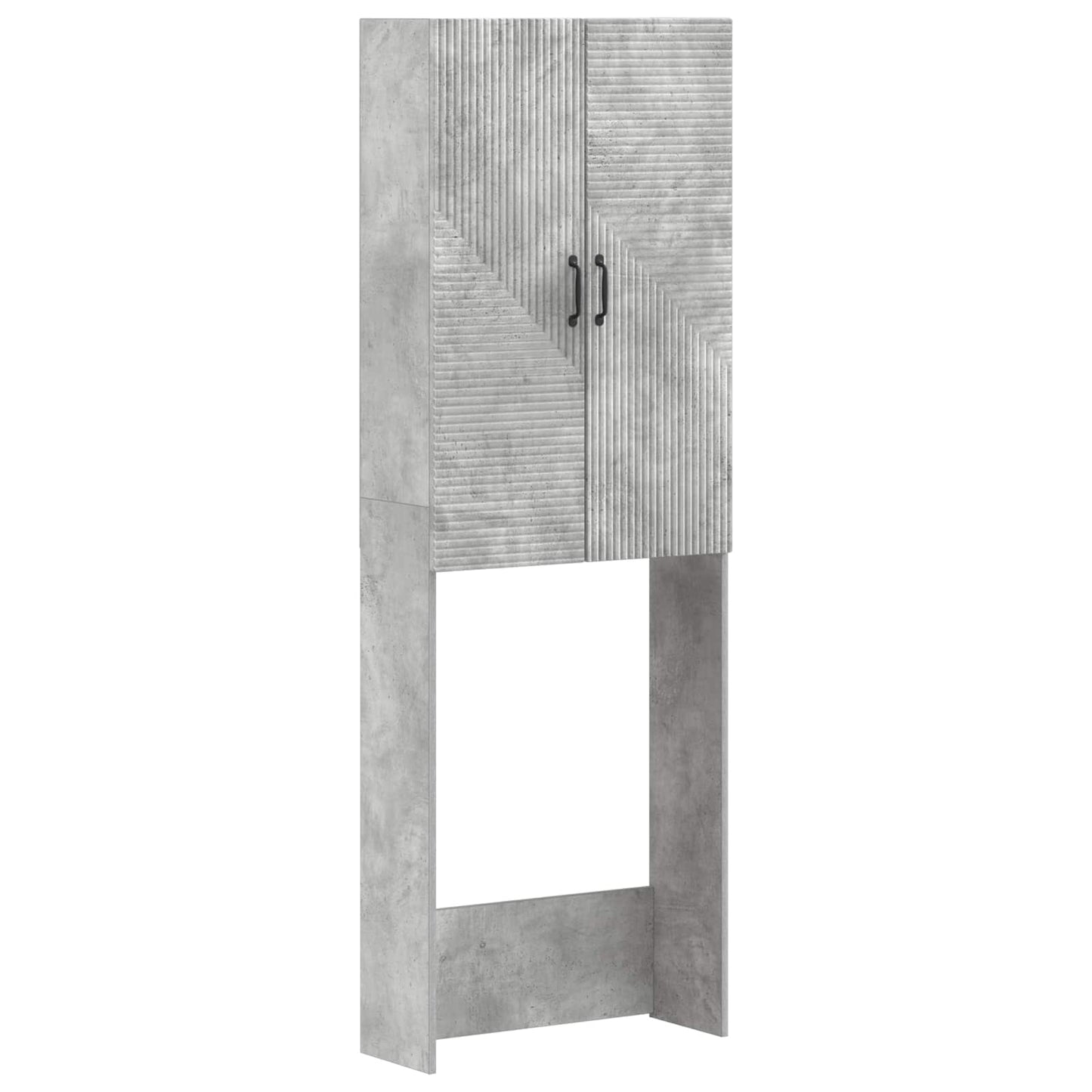 Toilet Cabinet HAARLEM Concrete Grey 66 x 25.5 x 190 cm