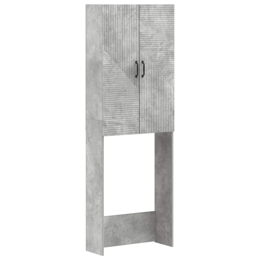Toilet Cabinet HAARLEM Concrete Grey 66 x 25.5 x 190 cm