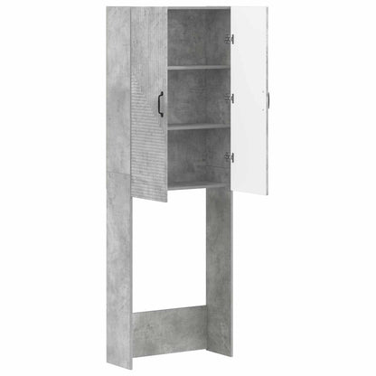 Toilet Cabinet HAARLEM Concrete Grey 66 x 25.5 x 190 cm