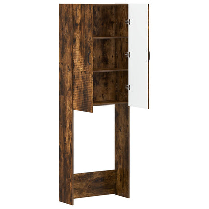 Toilet Cabinet HAARLEM Smoked Oak 66 x 25.5 x 190 cm