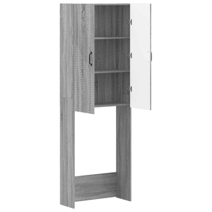 Toilet Cabinet HAARLEM Grey Sonoma 66 x 25.5 x 190 cm