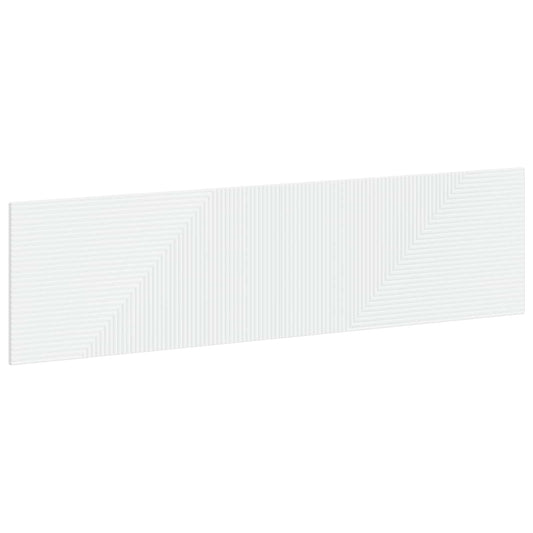 Wall-Mounted Headboard HAARLEM White Engineered Wood
