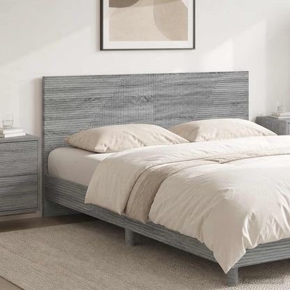Wall-Mounted Headboard HAARLEM Grey Sonoma Engineered Wood