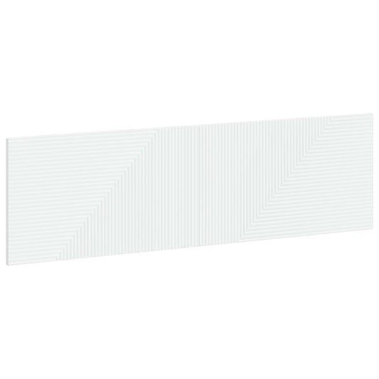 Wall-Mounted Headboard HAARLEM White Engineered Wood