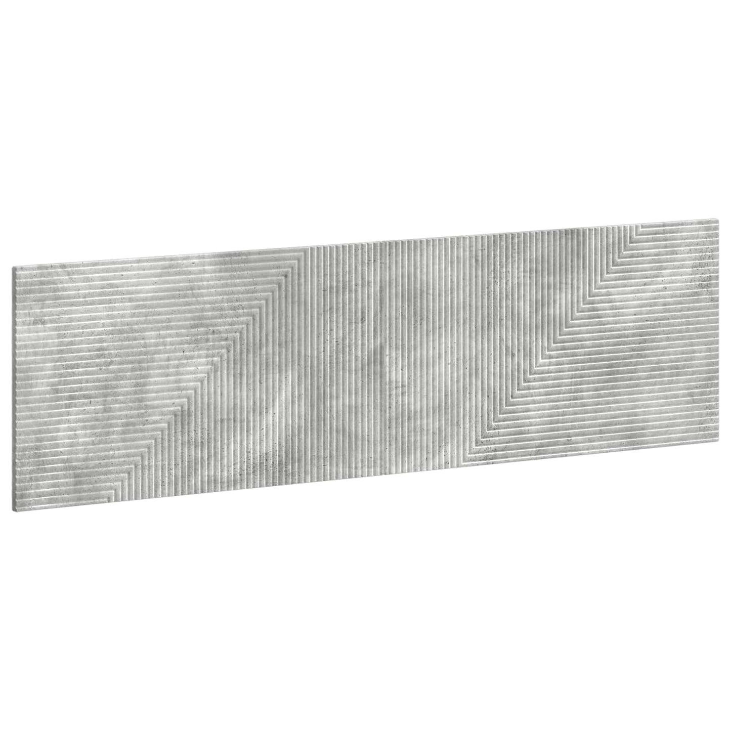 Wall-Mounted Headboard HAARLEM Concrete Grey Engineered Wood