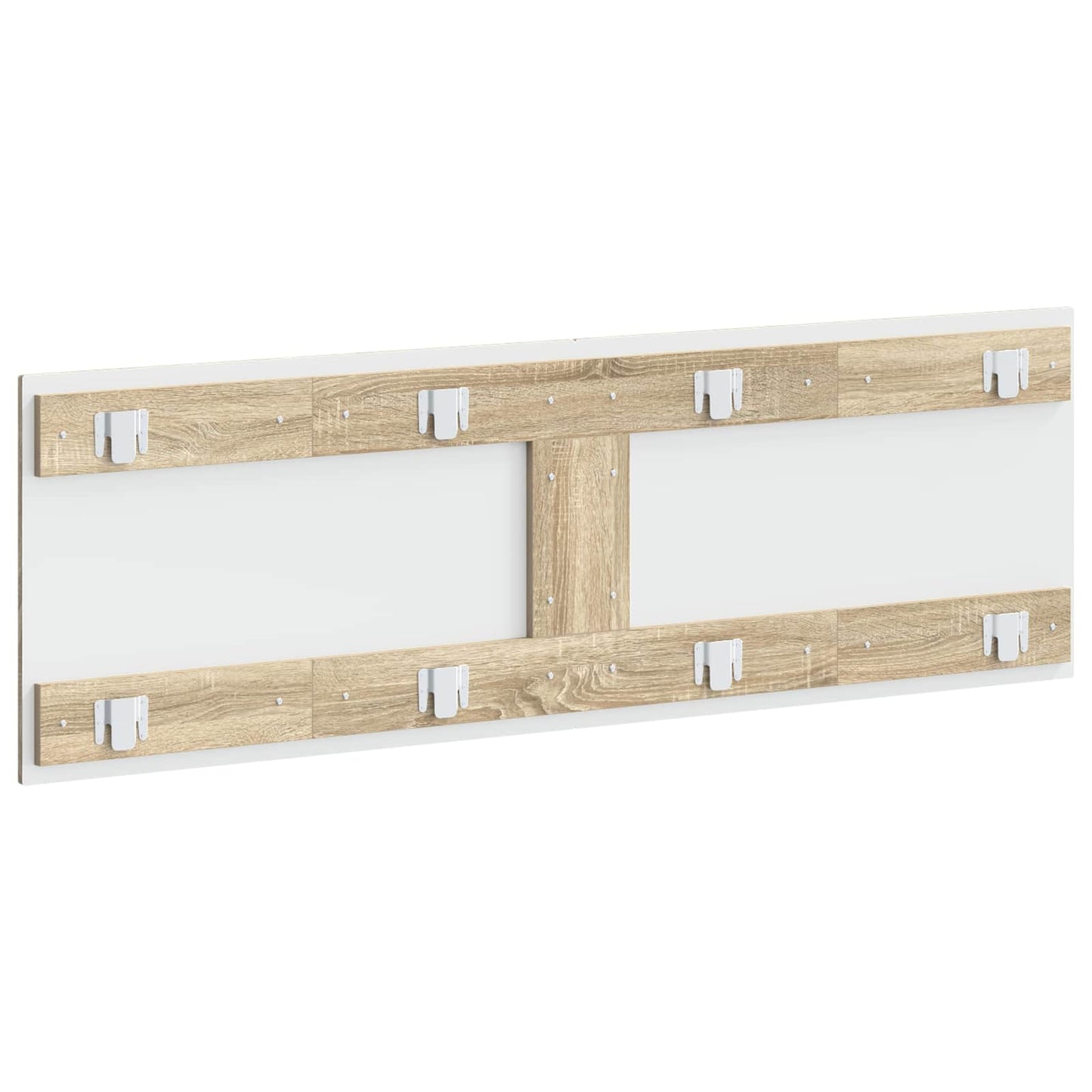 Wall-Mounted Headboard HAARLEM Sonoma Oak Engineered Wood
