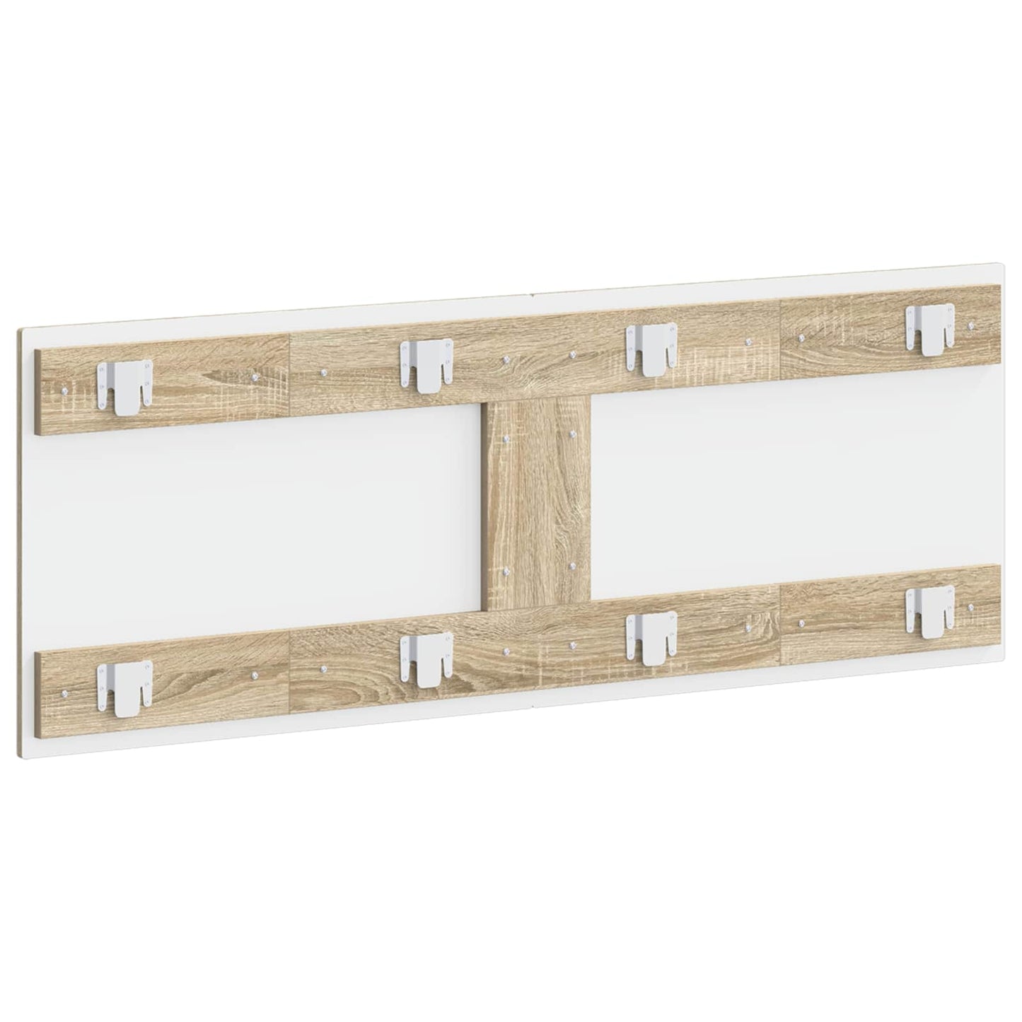 Wall-Mounted Headboard HAARLEM Sonoma Oak Engineered Wood