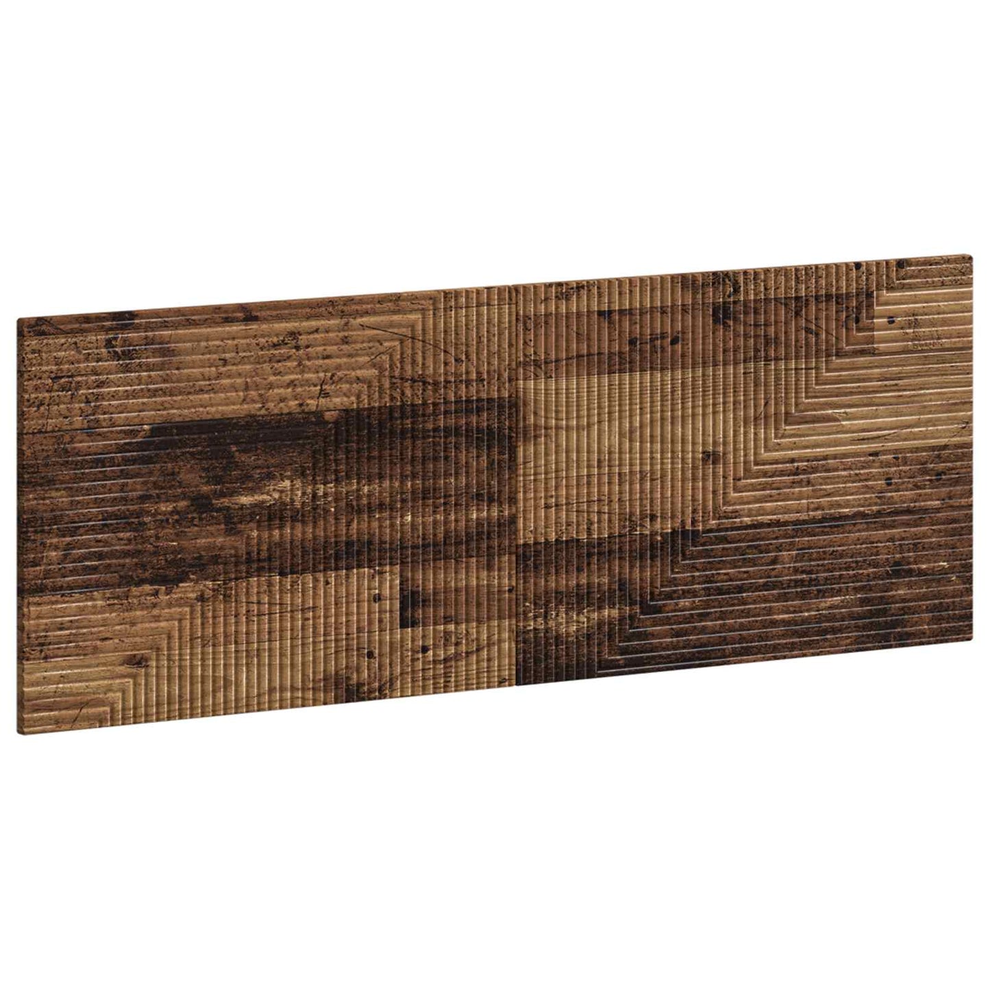 Wall-Mounted Headboard HAARLEM Old Wood Engineered Wood