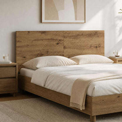 Wall-Mounted Headboard HAARLEM Artisan Oak Engineered Wood