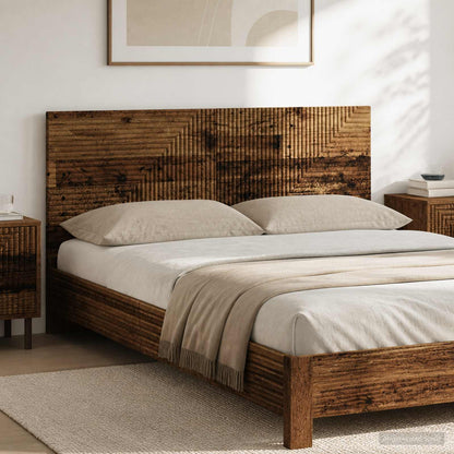 Wall-Mounted Headboard HAARLEM Old Wood Engineered Wood