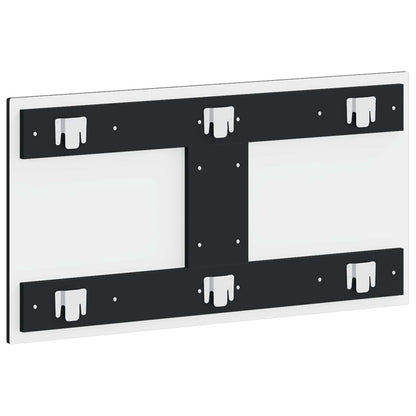 Wall-Mounted Headboard HAARLEM Black Engineered Wood