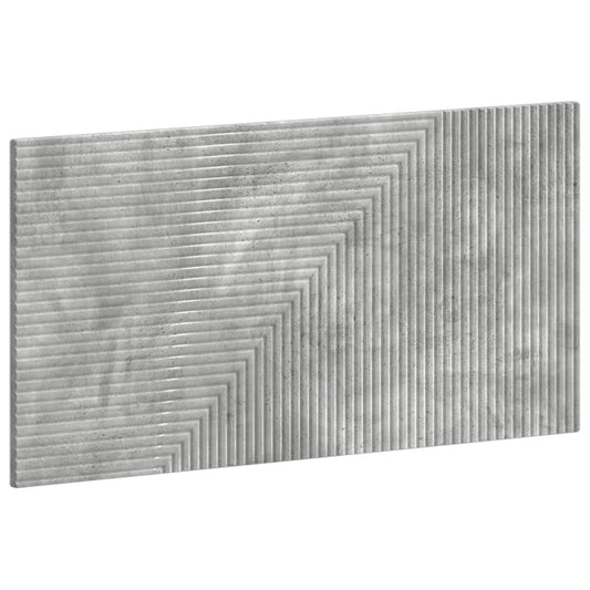 Wall-Mounted Headboard HAARLEM Concrete Grey Engineered Wood