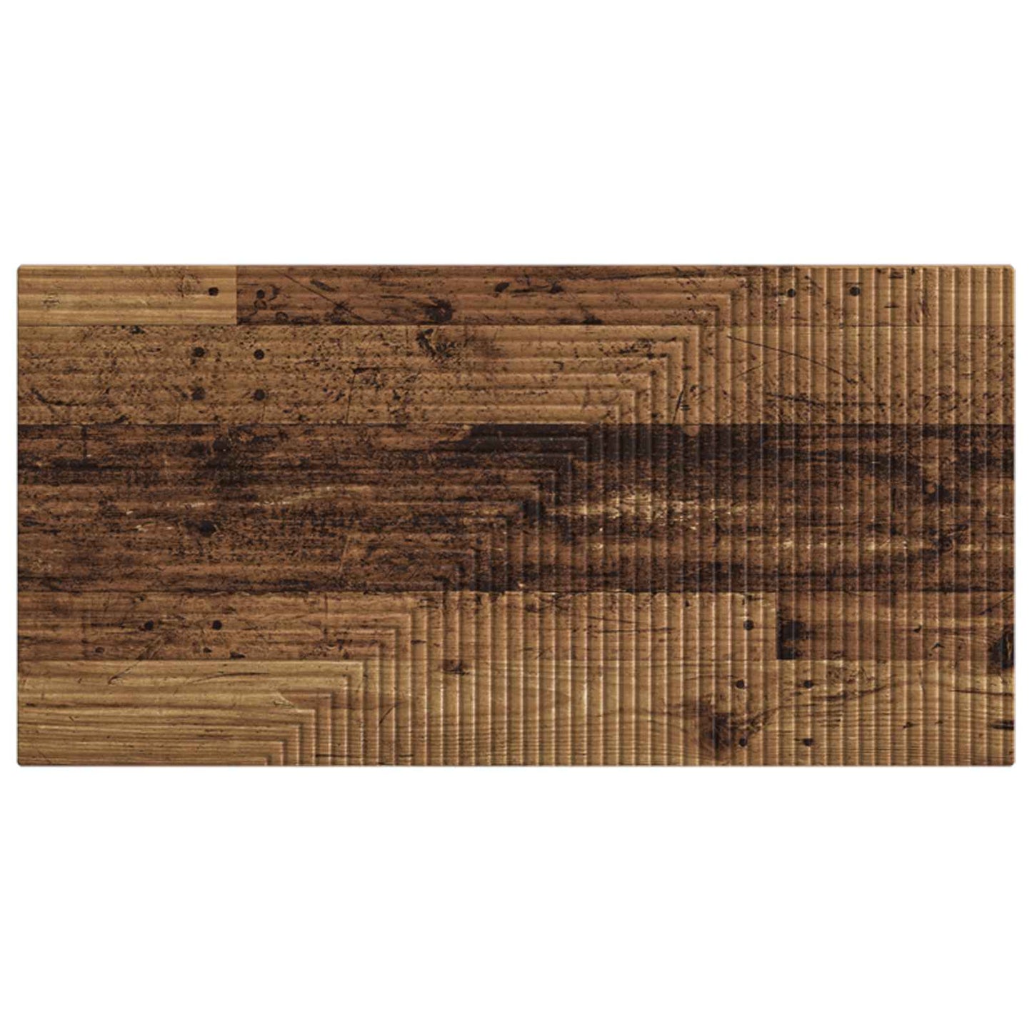 Wall-Mounted Headboard HAARLEM Old Wood Engineered Wood