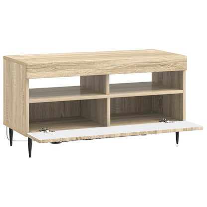 LED TV Cabinet Sonoma Oak Engineered Wood