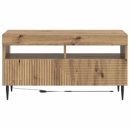 LED TV Cabinet Artisan Oak Engineered Wood