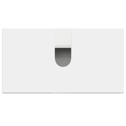 Bathroom Sink Cabinet DELFT High Gloss White 59.5 x 31.5x 59 cm