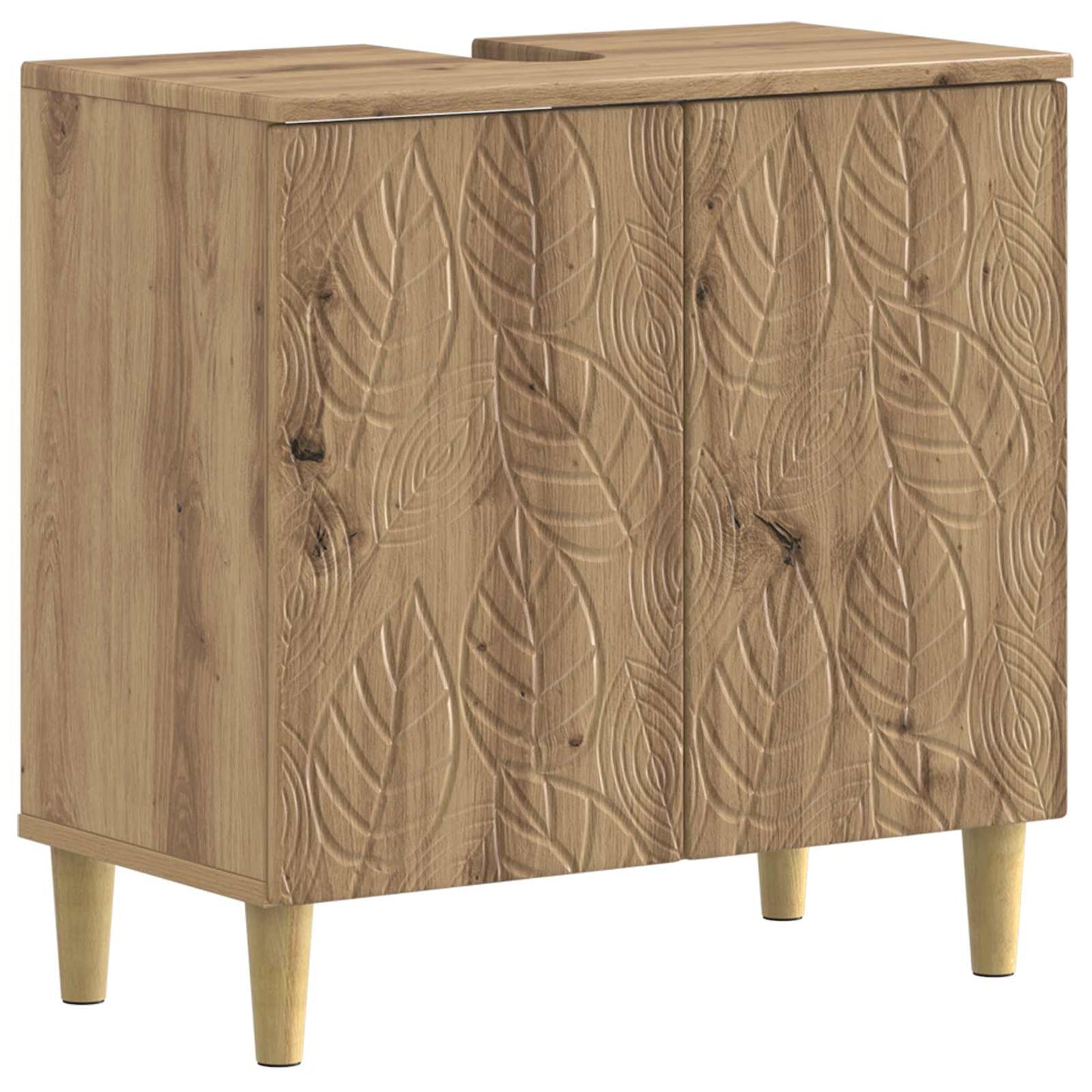 Bathroom Sink Cabinet DELFT Artisan Oak 59.5 x 31.5x 59 cm