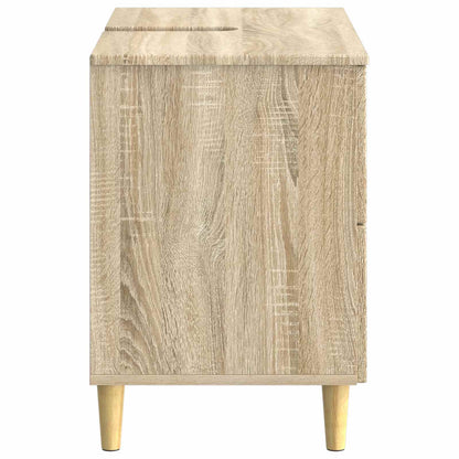 Bathroom Sink Cabinet DELFT Sonoma Oak 82 x 41x 59 cm