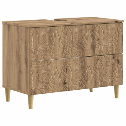 Bathroom Sink Cabinet DELFT Artisan Oak 82 x 41x 59 cm