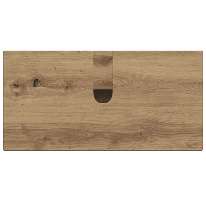 Bathroom Sink Cabinet DELFT Artisan Oak 82 x 41x 59 cm